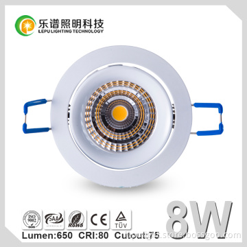 cob 8w led downlight FOR NORDIC market ip44 cutout83mm